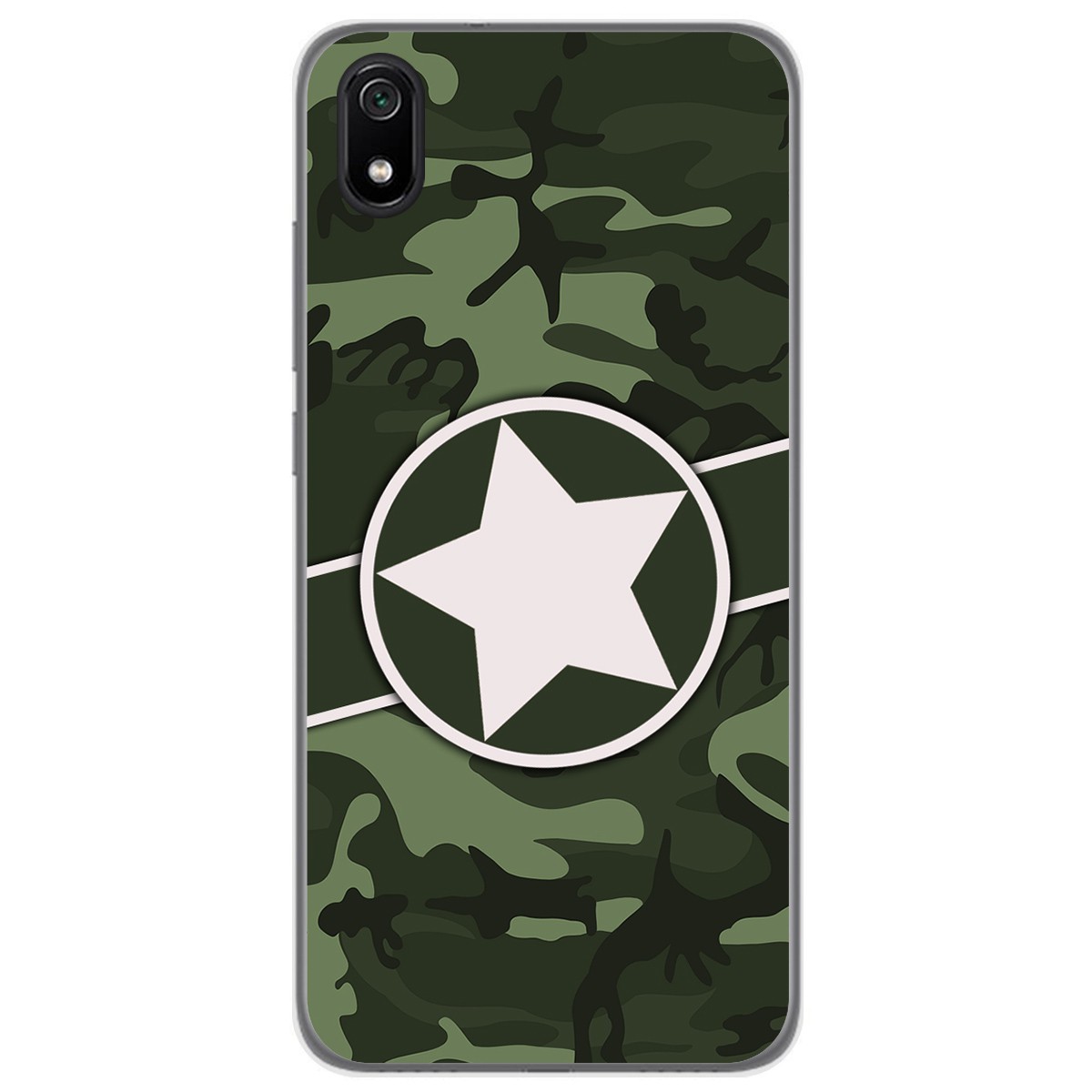 Funda Gel Tpu para Xiaomi Redmi 7A diseño Camuflaje 01 Dibujos