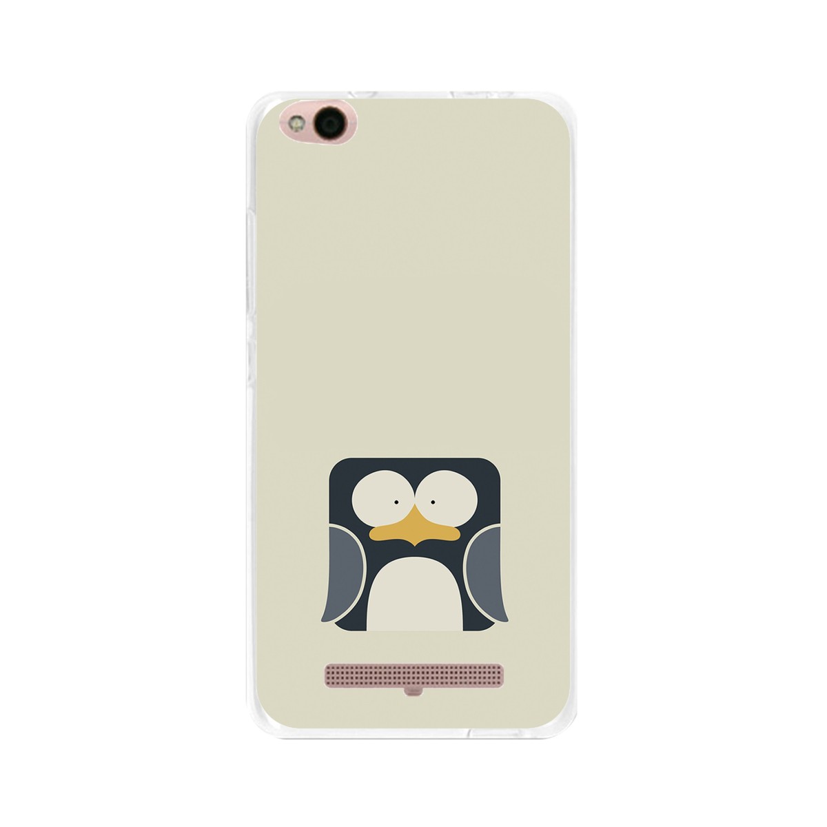 Funda Gel Tpu para Xiaomi Redmi 4A Diseño Pingüino Dibujos