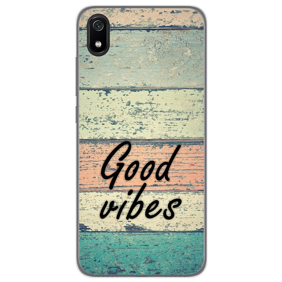 Funda Gel Tpu para Xiaomi Redmi 7A diseño Madera 01 Dibujos