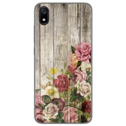 Funda Gel Tpu para Xiaomi Redmi 7A diseño Madera 08 Dibujos