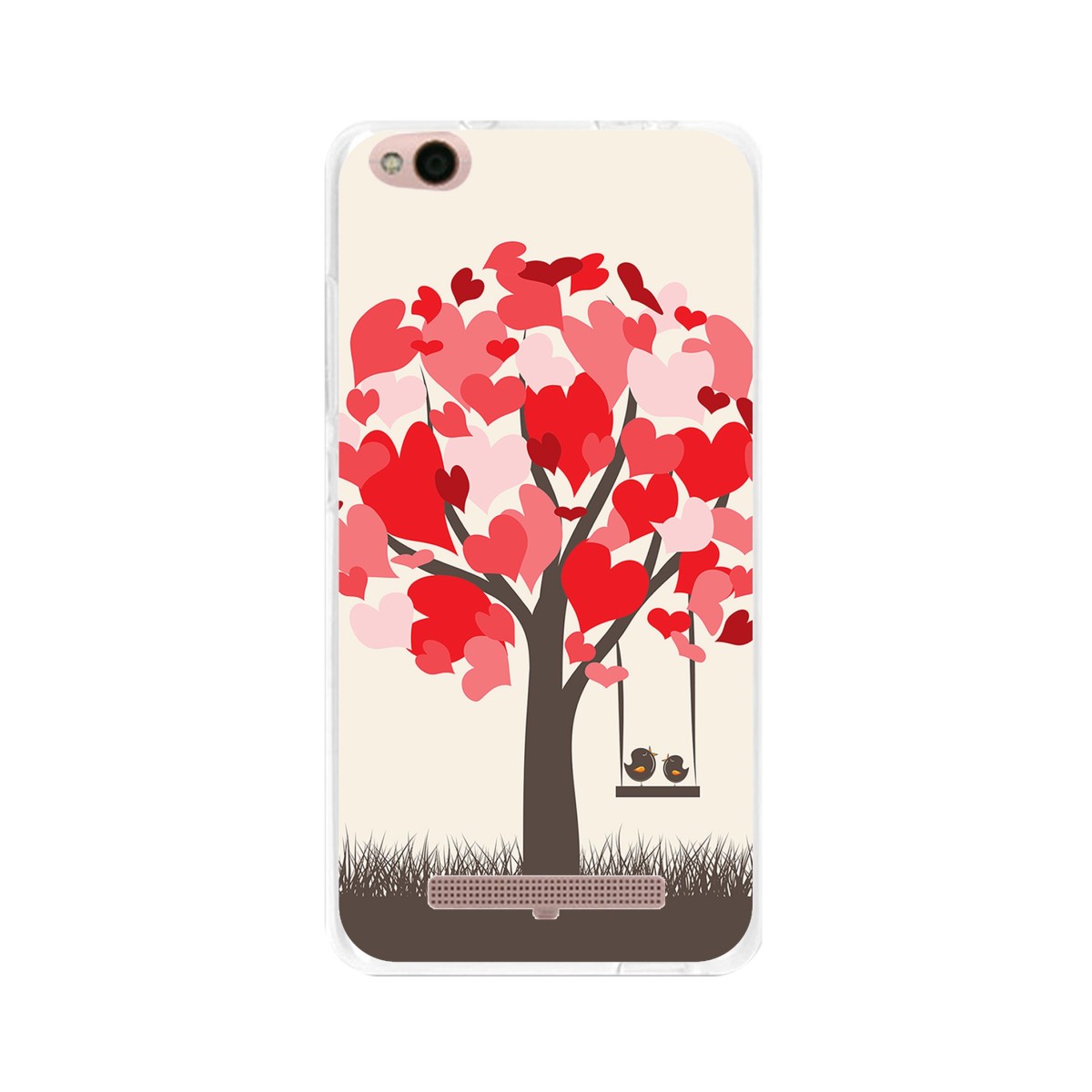 Funda Gel Tpu para Xiaomi Redmi 4A Diseño Pajaritos Dibujos