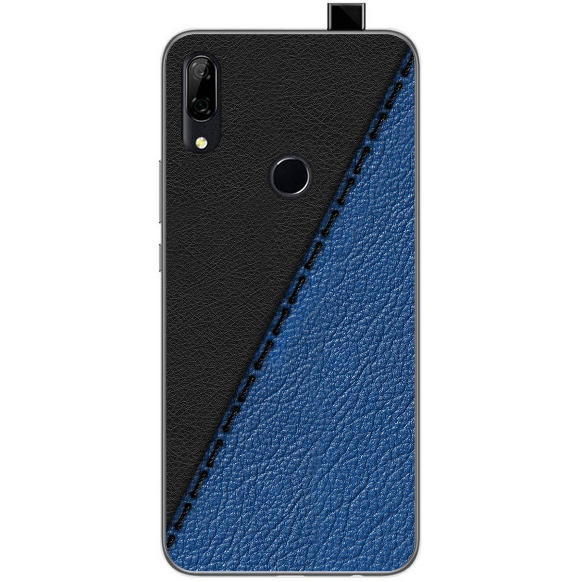 Funda Gel Tpu para Huawei P Smart Z diseño Cuero 02 Dibujos