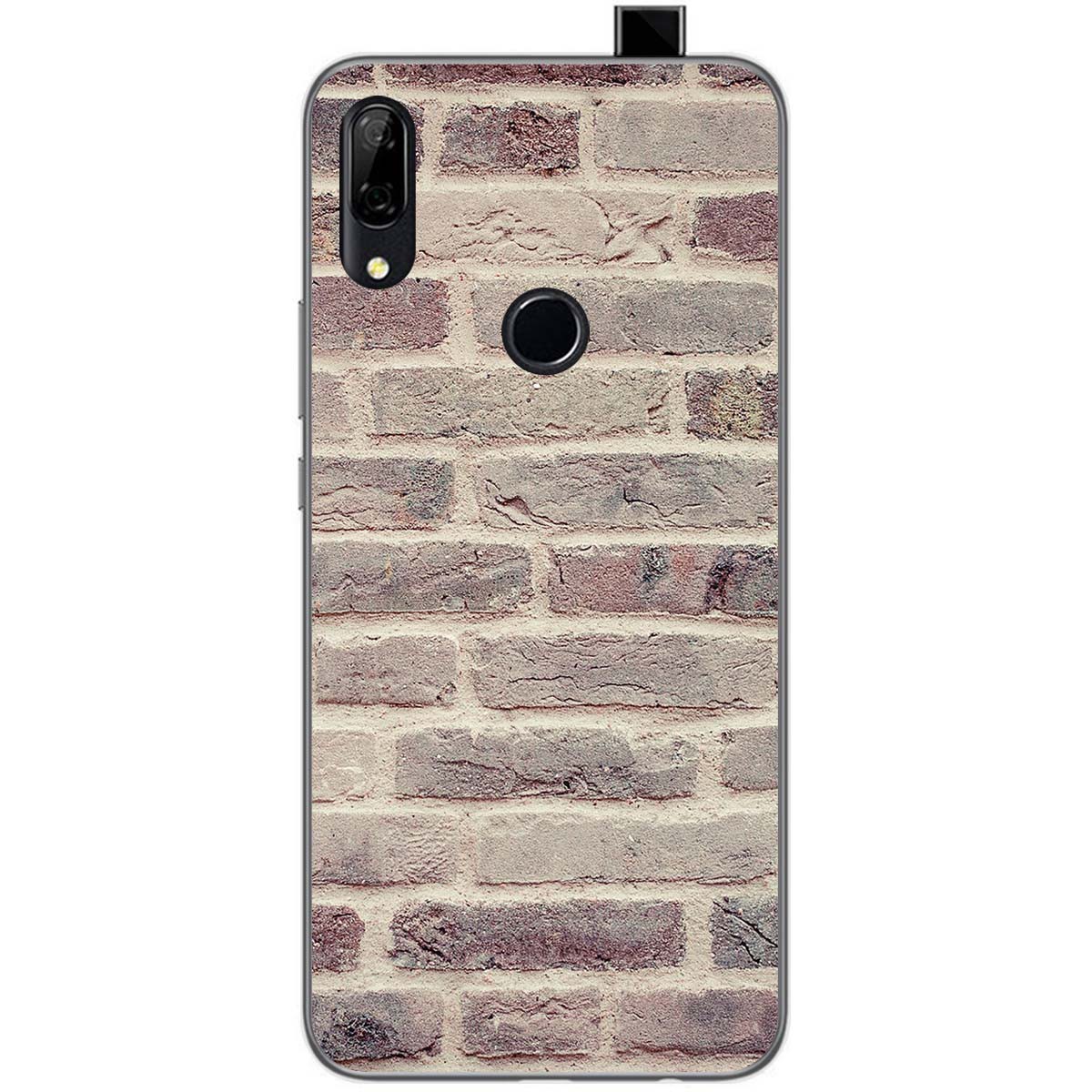 Funda Gel Tpu para Huawei P Smart Z diseño Ladrillo 01 Dibujos