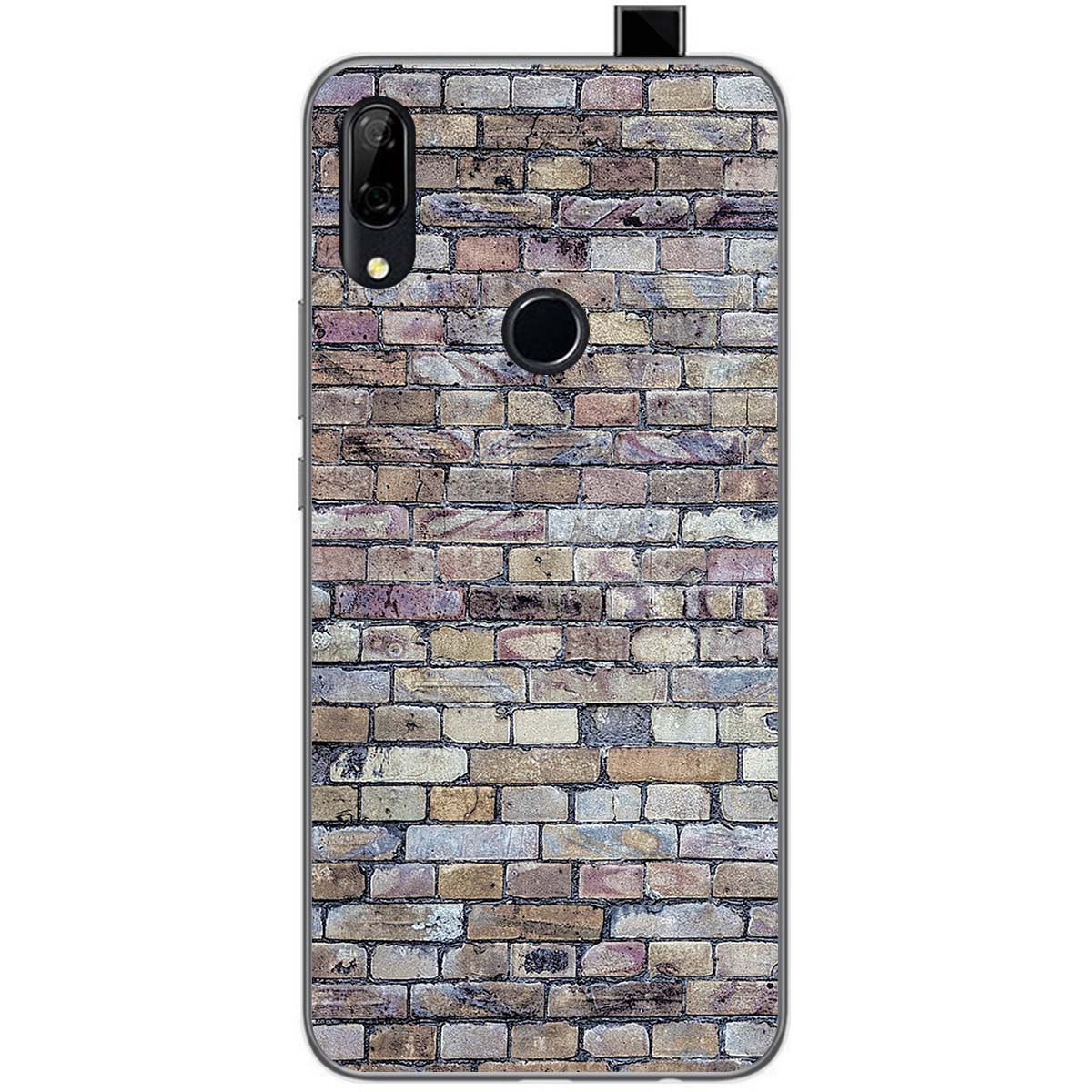 Funda Gel Tpu para Huawei P Smart Z diseño Ladrillo 02 Dibujos