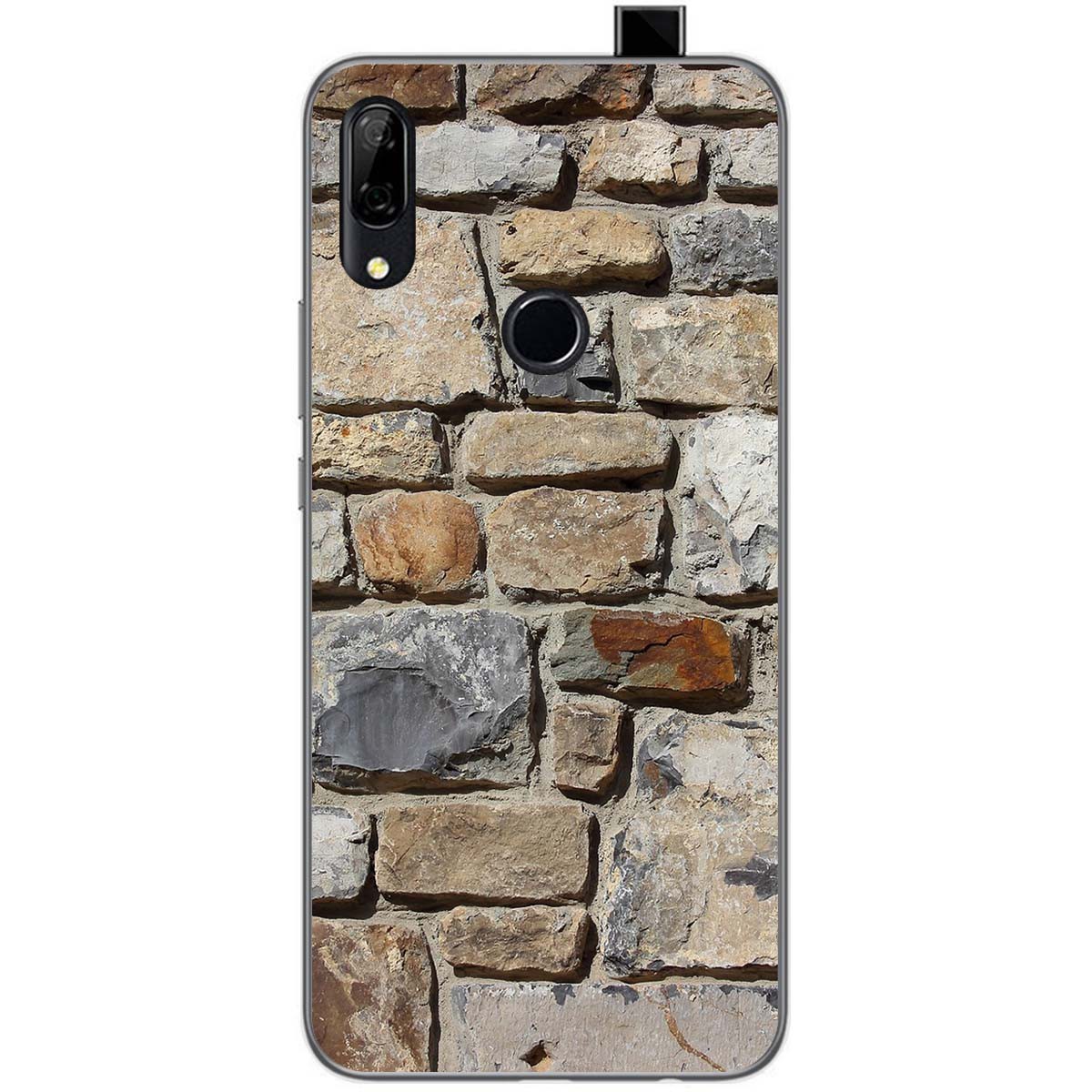 Funda Gel Tpu para Huawei P Smart Z diseño Ladrillo 03 Dibujos