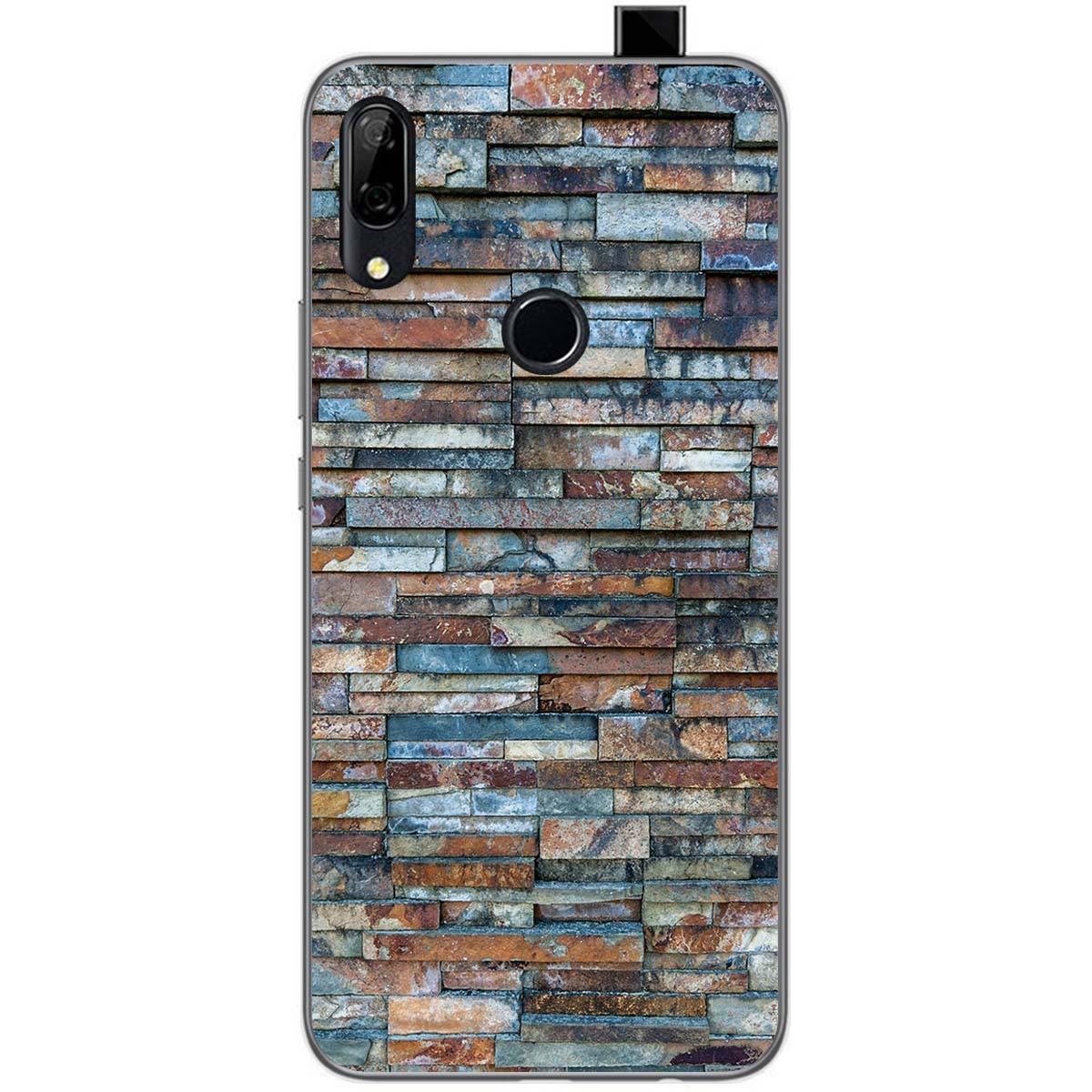 Funda Gel Tpu para Huawei P Smart Z diseño Ladrillo 05 Dibujos
