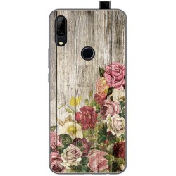 Funda Gel Tpu para Huawei P Smart Z diseño Madera 08 Dibujos