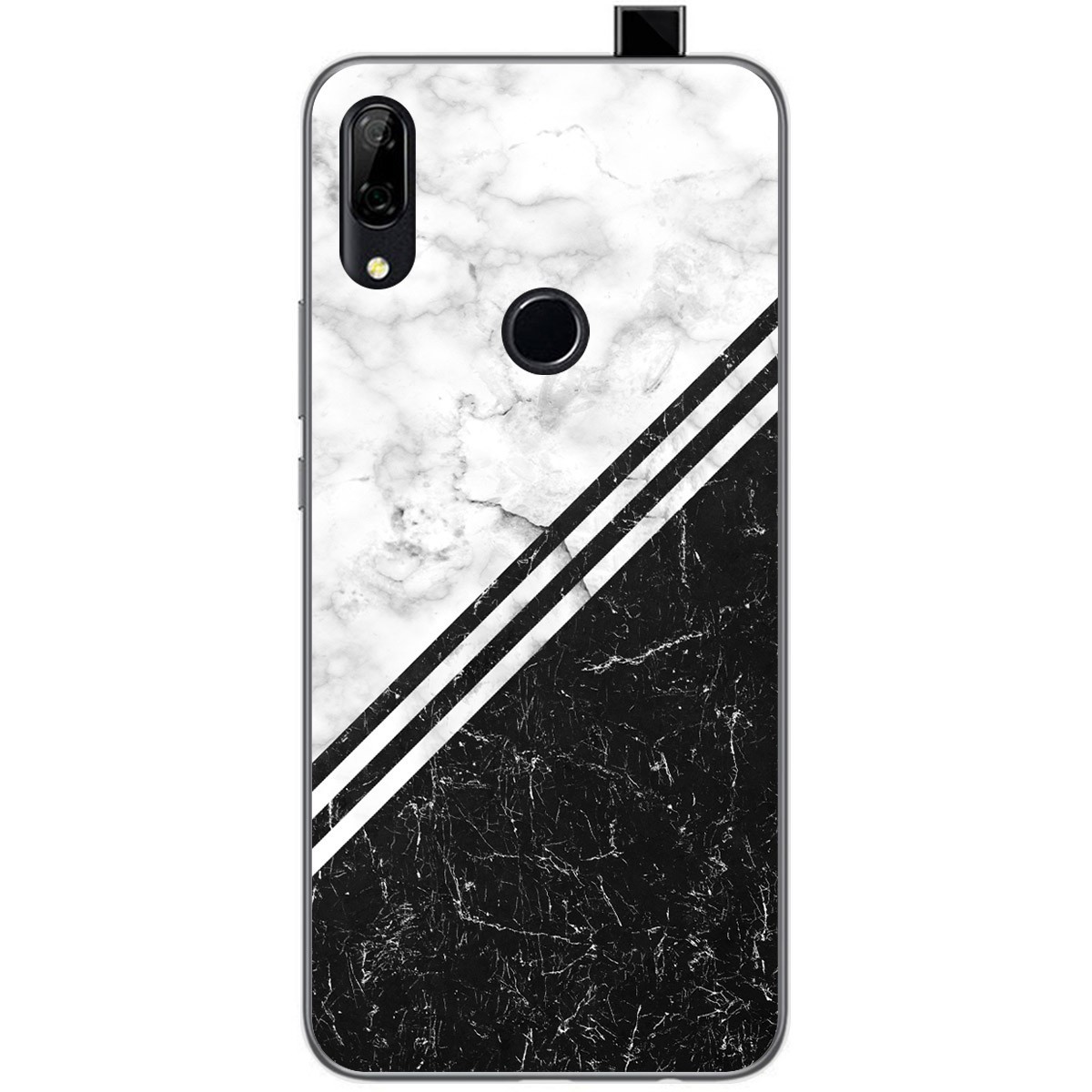 Funda Gel Tpu para Huawei P Smart Z diseño Mármol 01 Dibujos