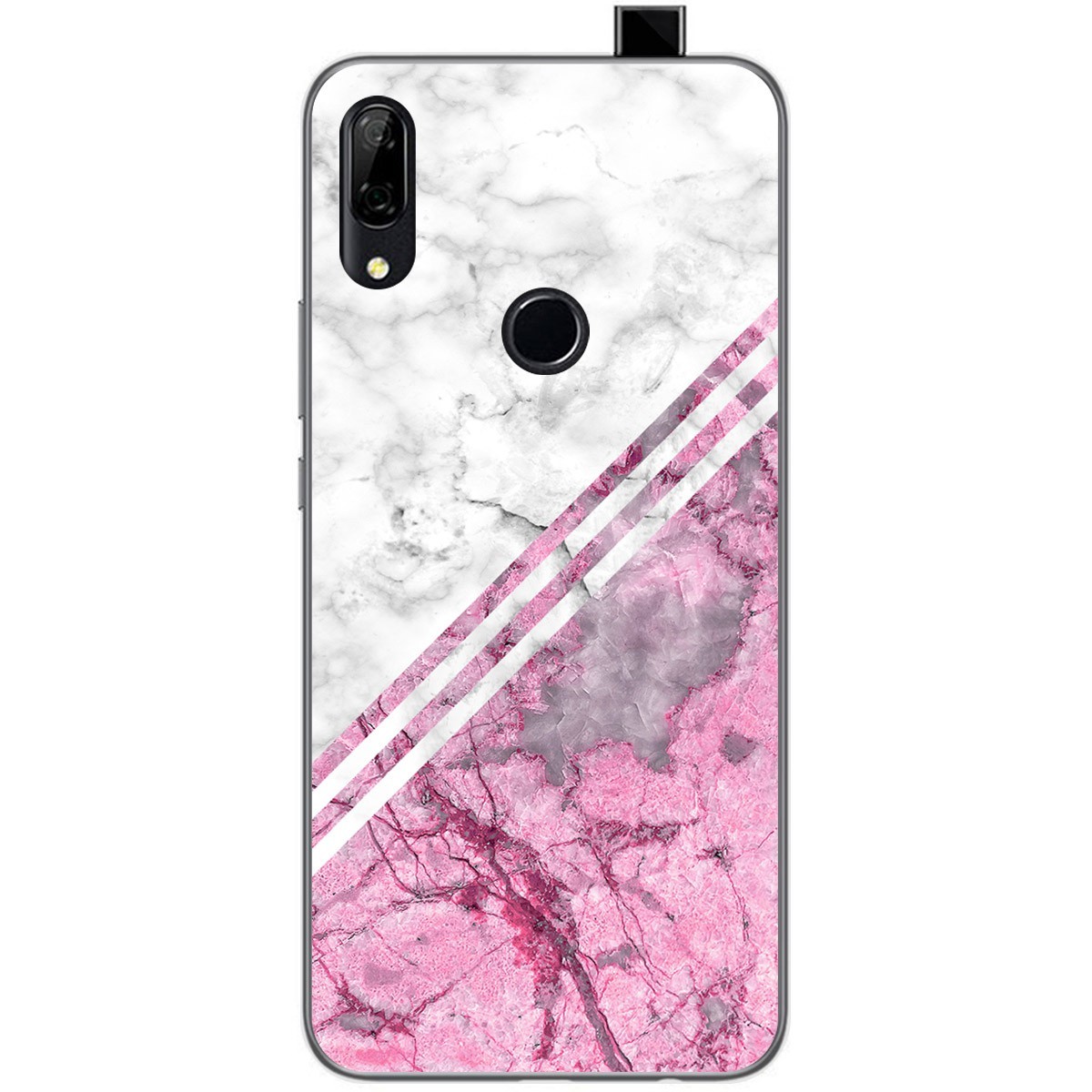 Funda Gel Tpu para Huawei P Smart Z diseño Mármol 03 Dibujos