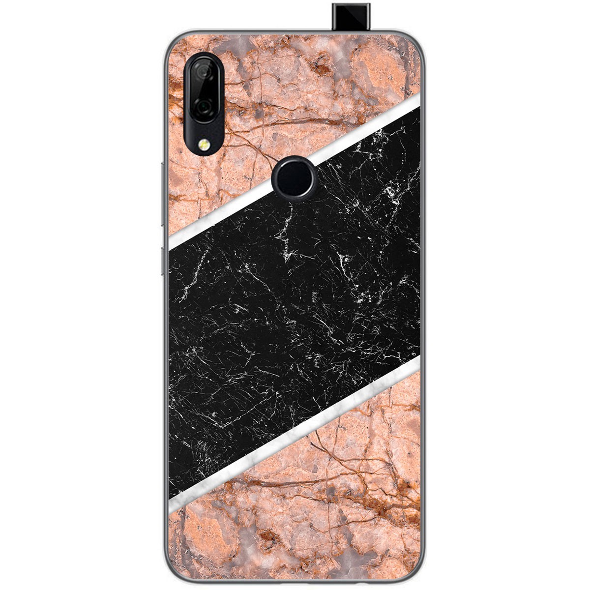 Funda Gel Tpu para Huawei P Smart Z diseño Mármol 07 Dibujos