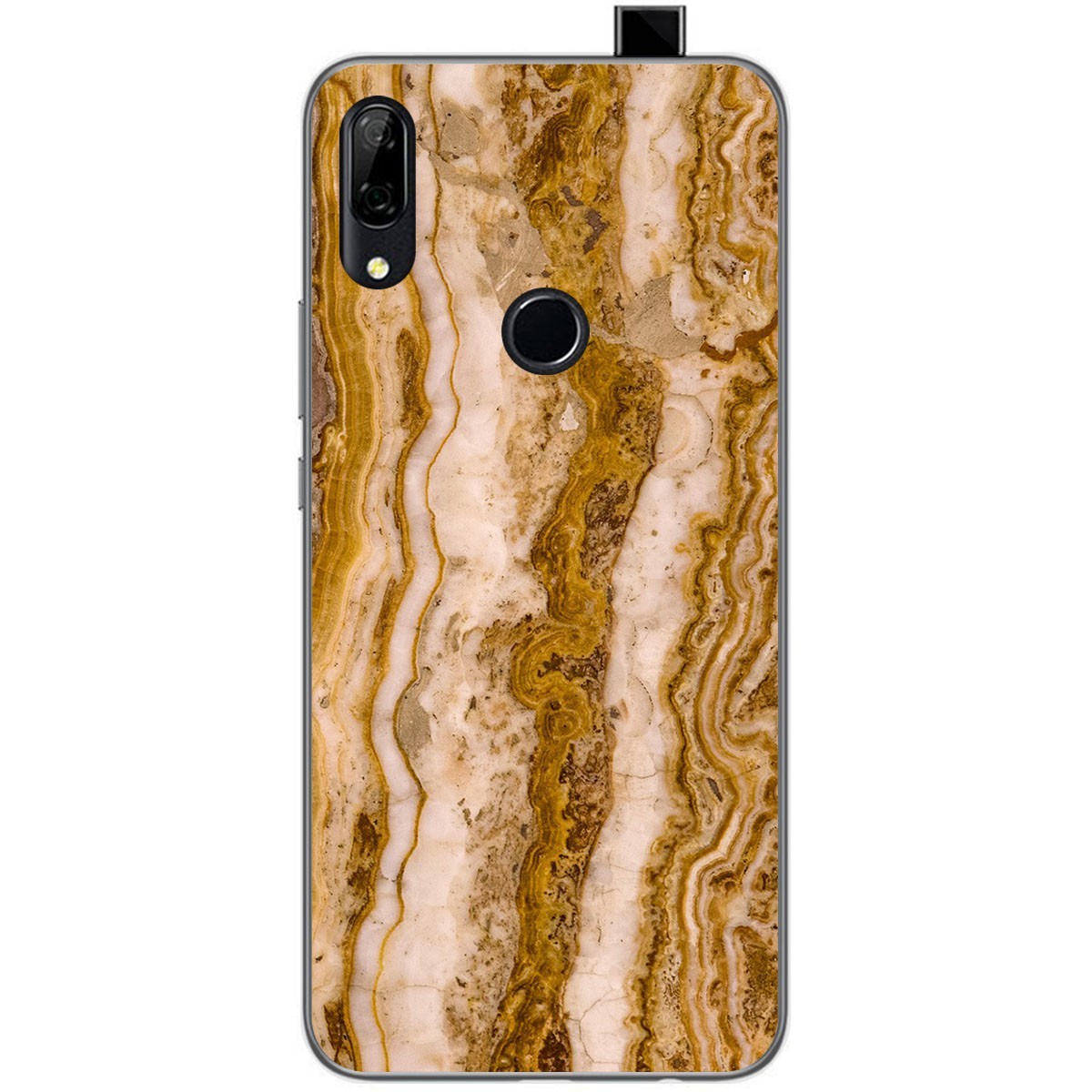 Funda Gel Tpu para Huawei P Smart Z diseño Mármol 10 Dibujos