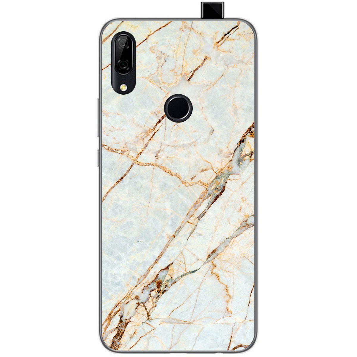 Funda Gel Tpu para Huawei P Smart Z diseño Mármol 13 Dibujos