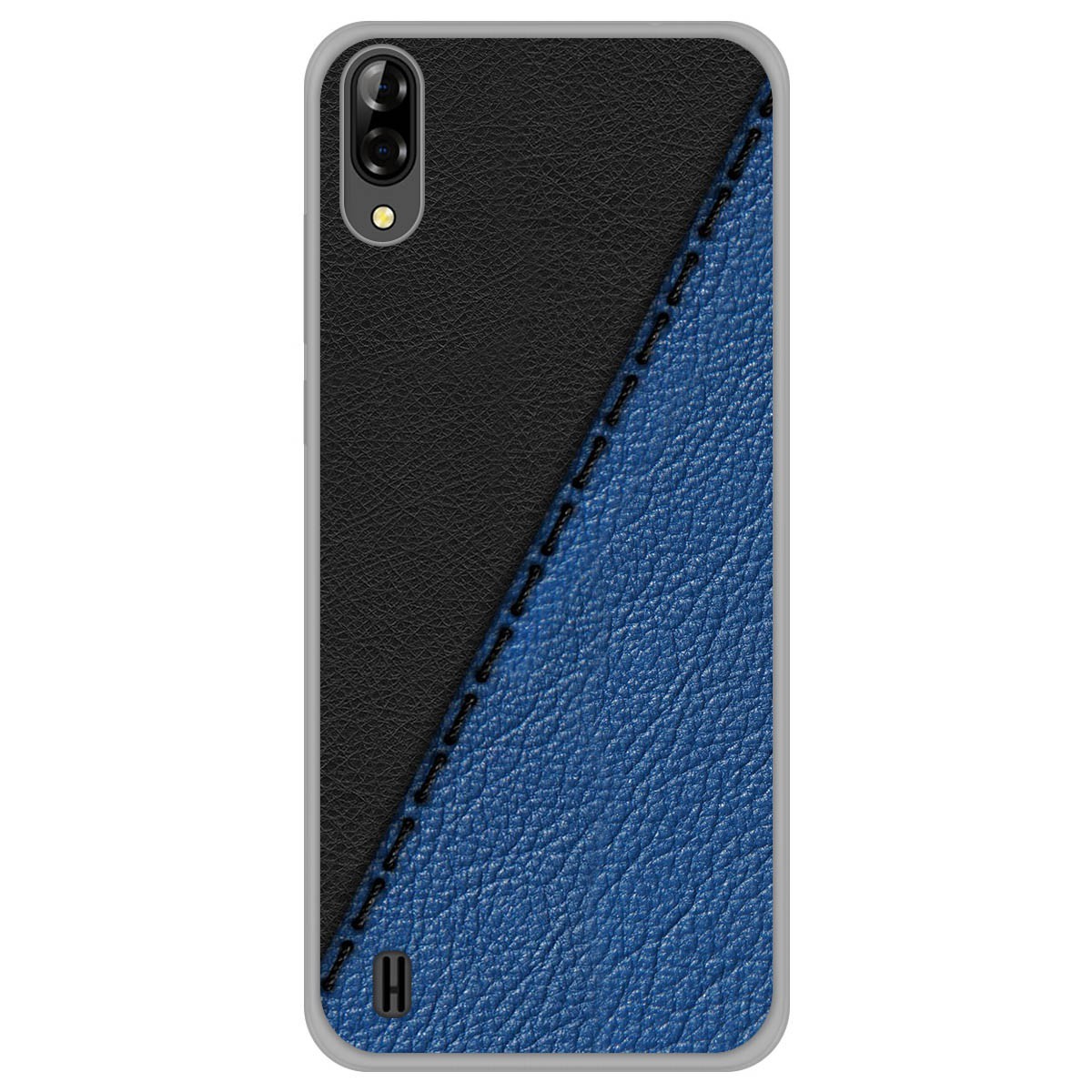 Funda Gel Tpu para Blackview A60 diseño Cuero 02 Dibujos
