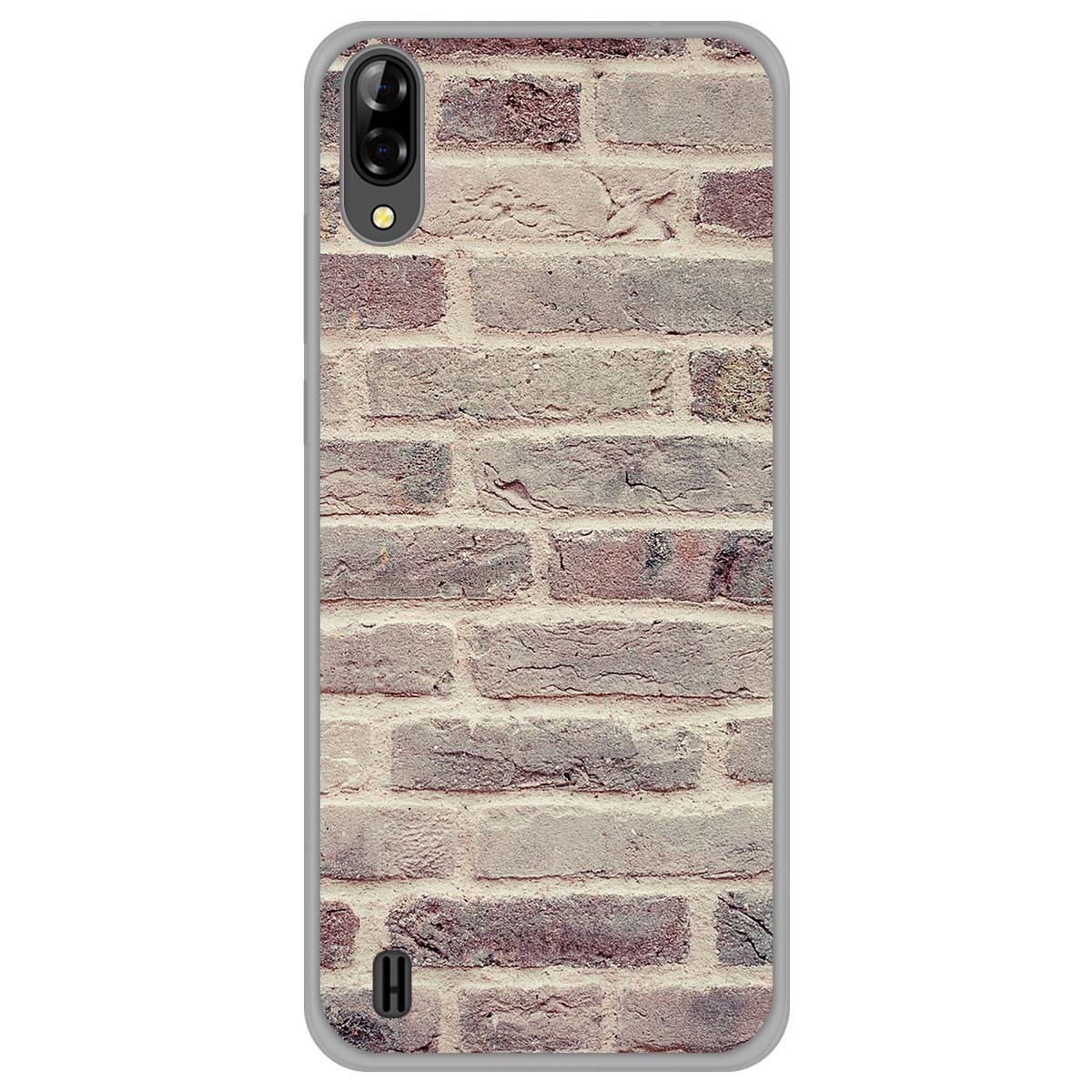 Funda Gel Tpu para Blackview A60 diseño Ladrillo 01 Dibujos
