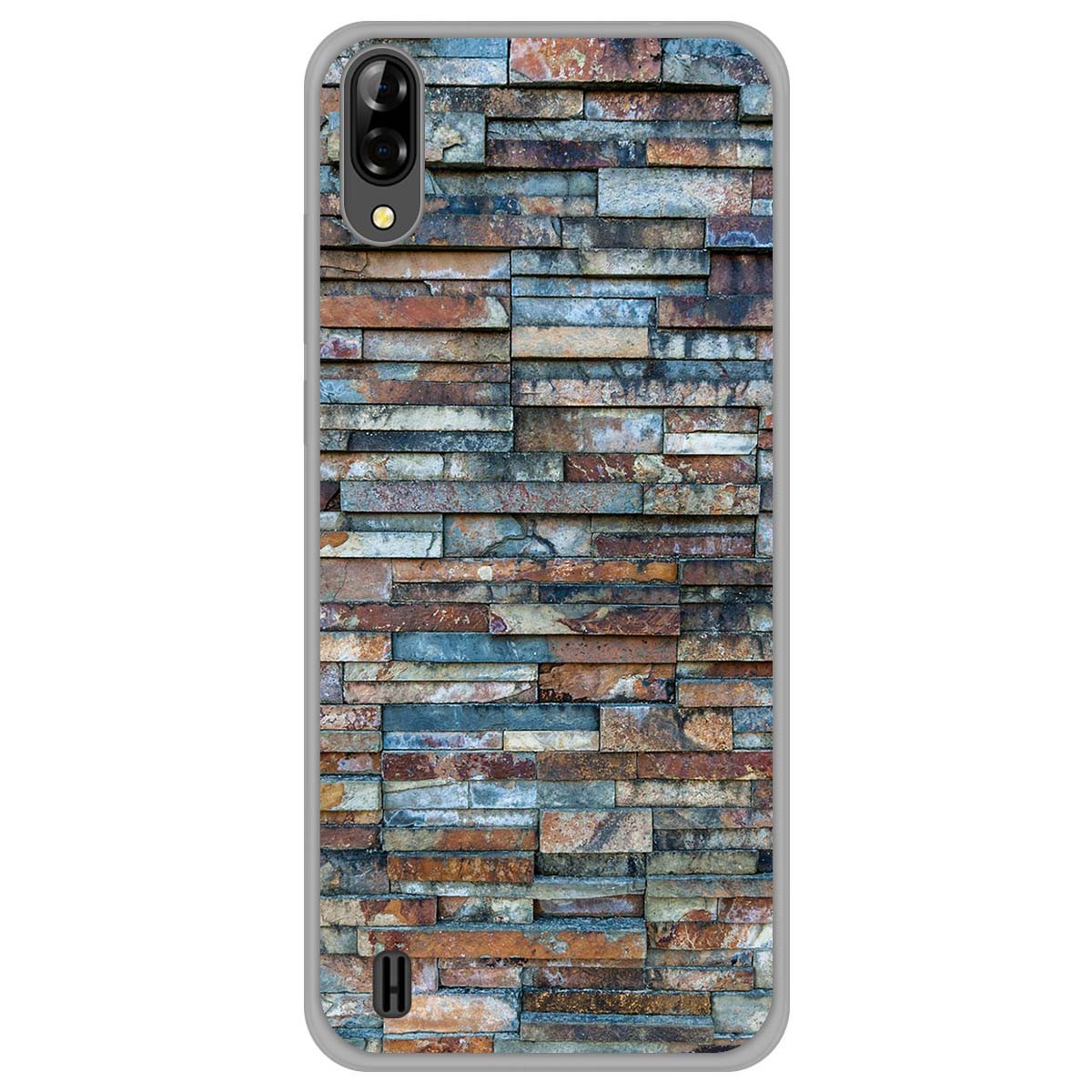 Funda Gel Tpu para Blackview A60 diseño Ladrillo 05 Dibujos