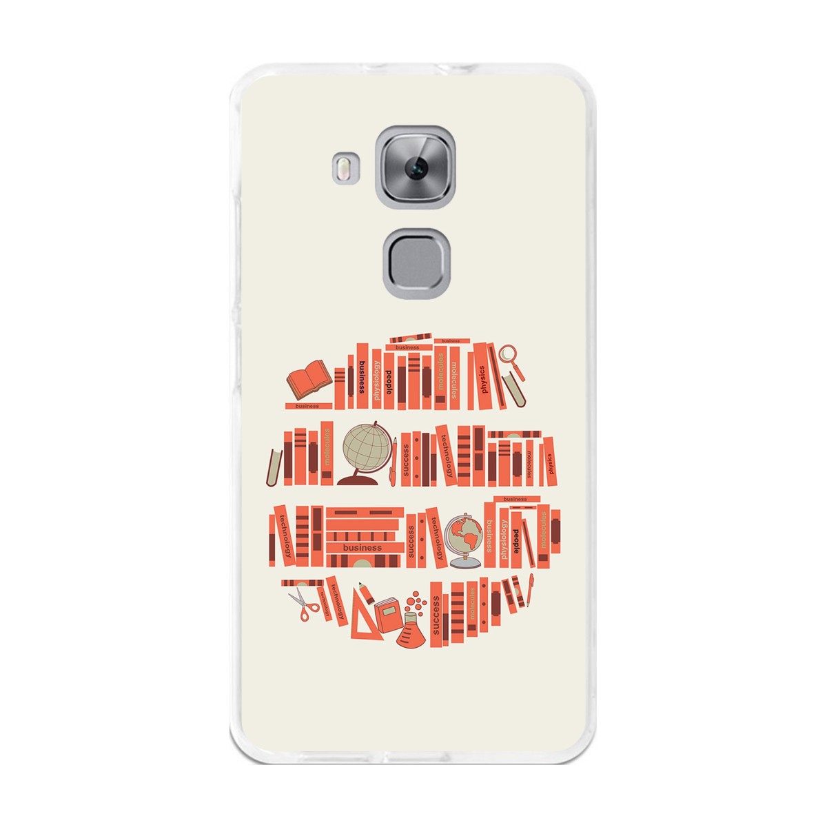 Funda Gel Tpu para Huawei Nova Plus Diseño Mundo-Libro Dibujos