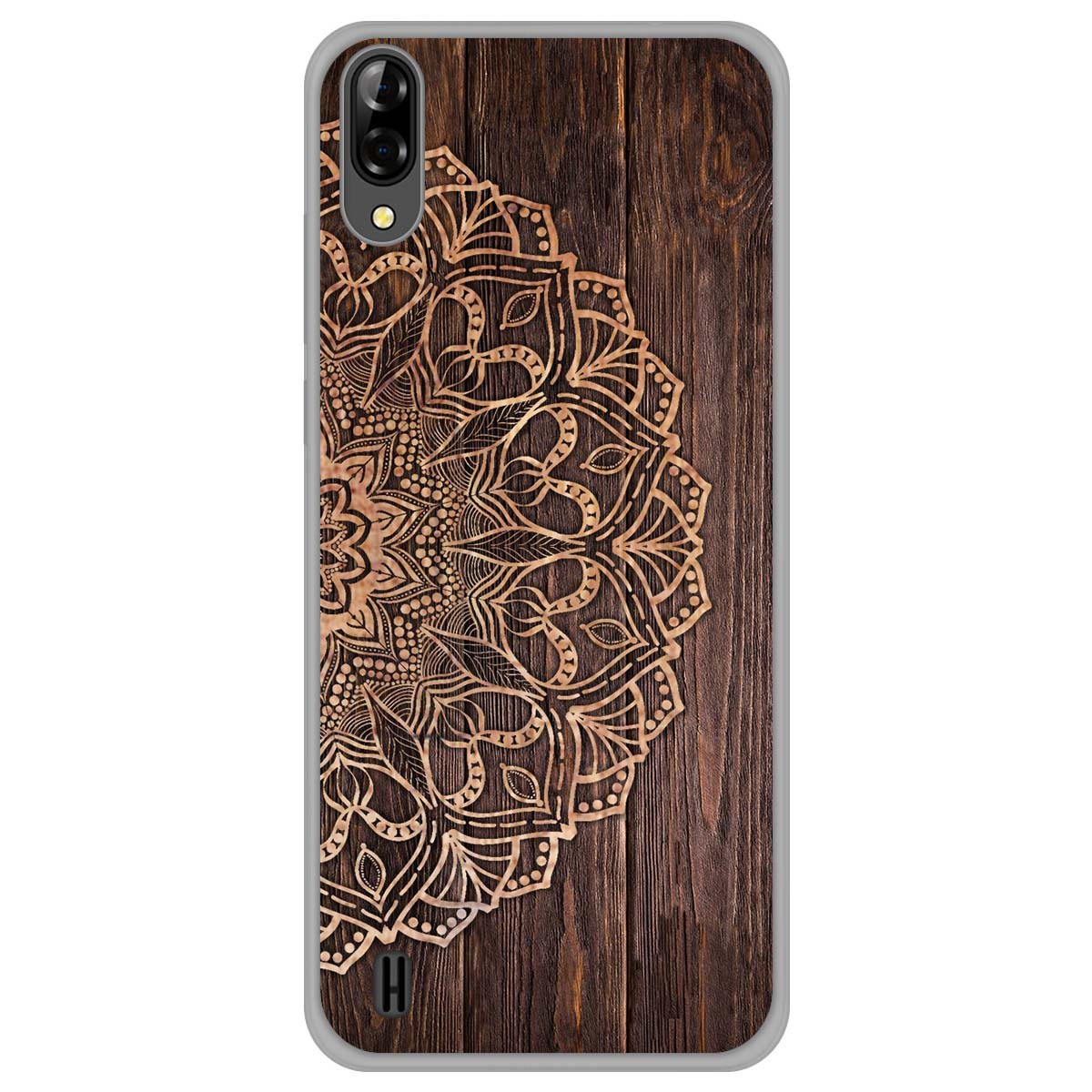 Funda Gel Tpu para Blackview A60 diseño Madera 06 Dibujos
