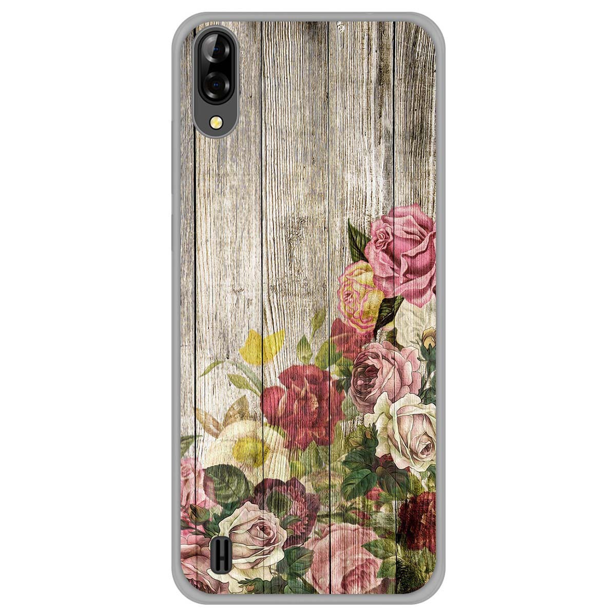 Funda Gel Tpu para Blackview A60 diseño Madera 08 Dibujos