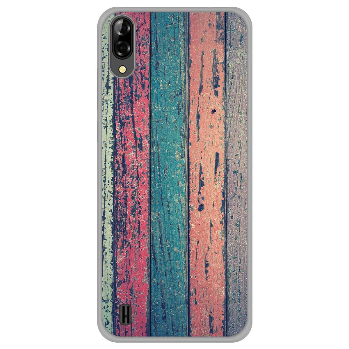 Funda Gel Tpu para Blackview A60 diseño Madera 10 Dibujos