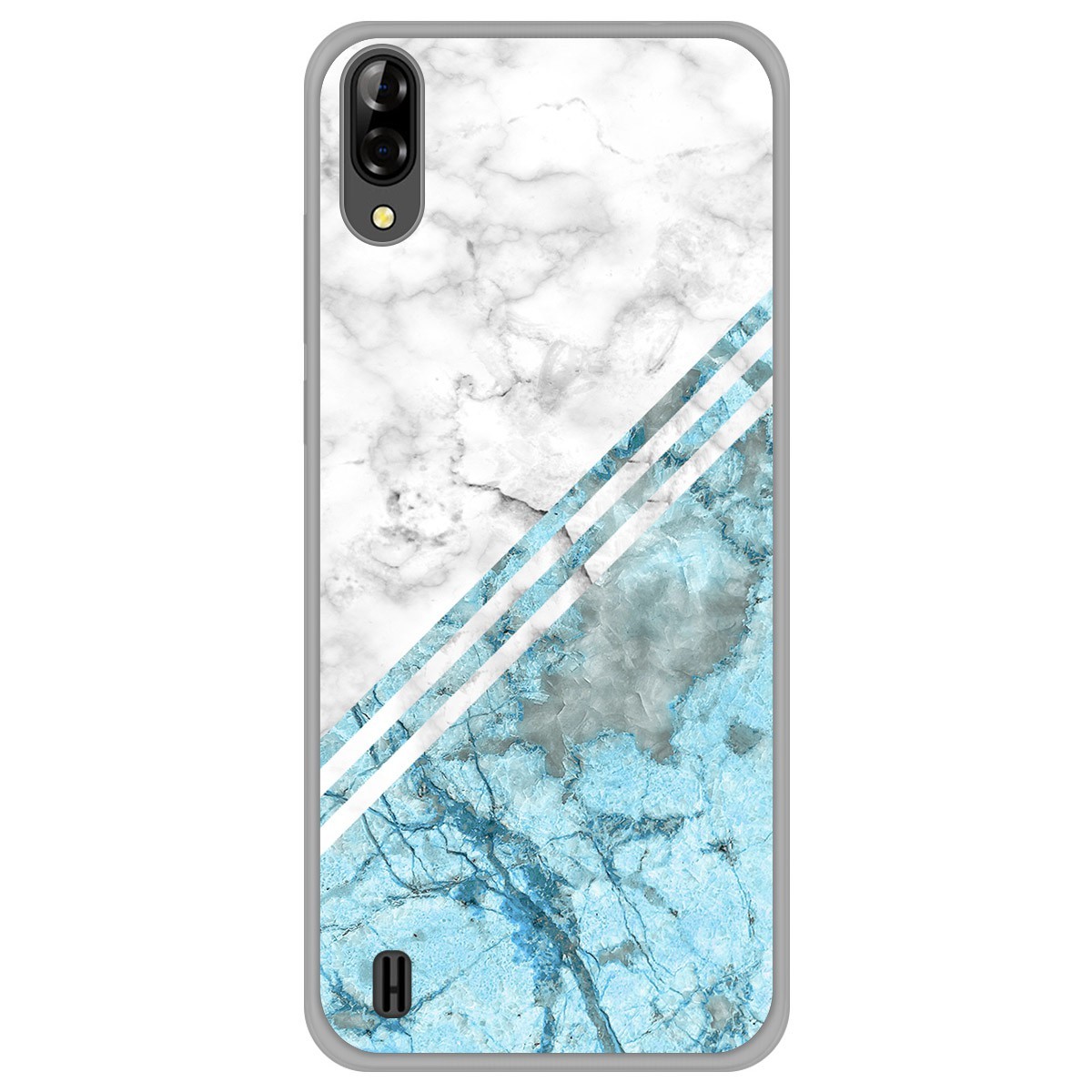 Funda Gel Tpu para Blackview A60 diseño Mármol 02 Dibujos