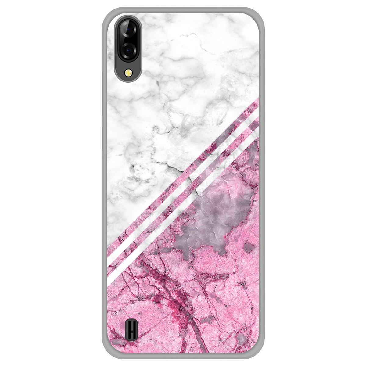 Funda Gel Tpu para Blackview A60 diseño Mármol 03 Dibujos