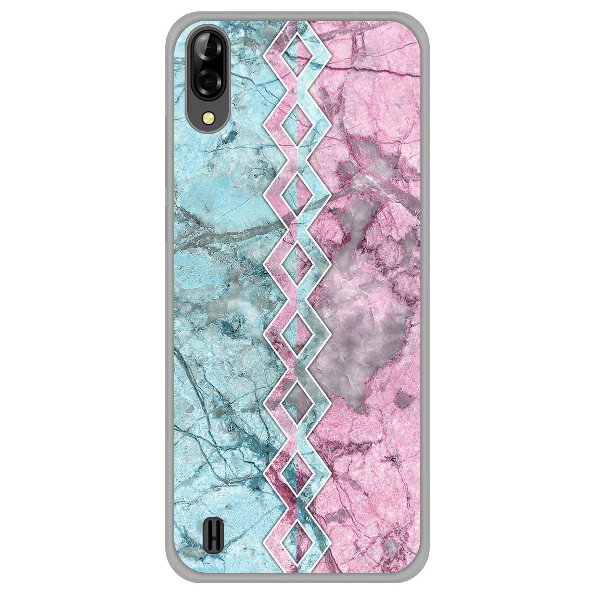 Funda Gel Tpu para Blackview A60 diseño Mármol 08 Dibujos