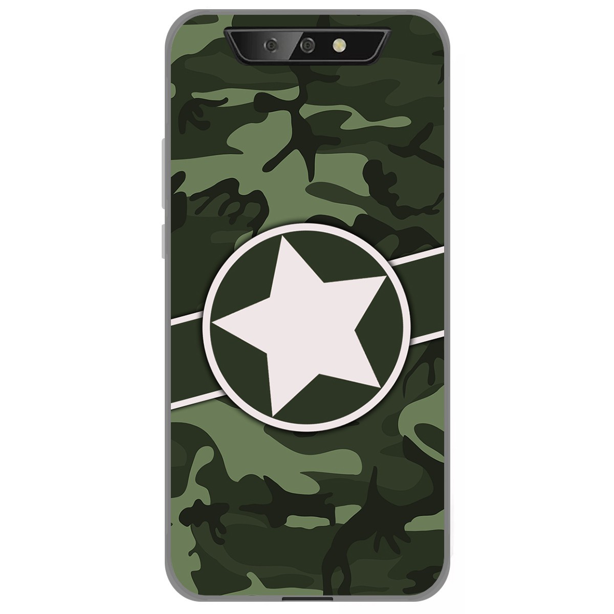 Funda Gel Tpu para Blackview BV5500 / BV5500 Pro diseño Camuflaje 01 Dibujos