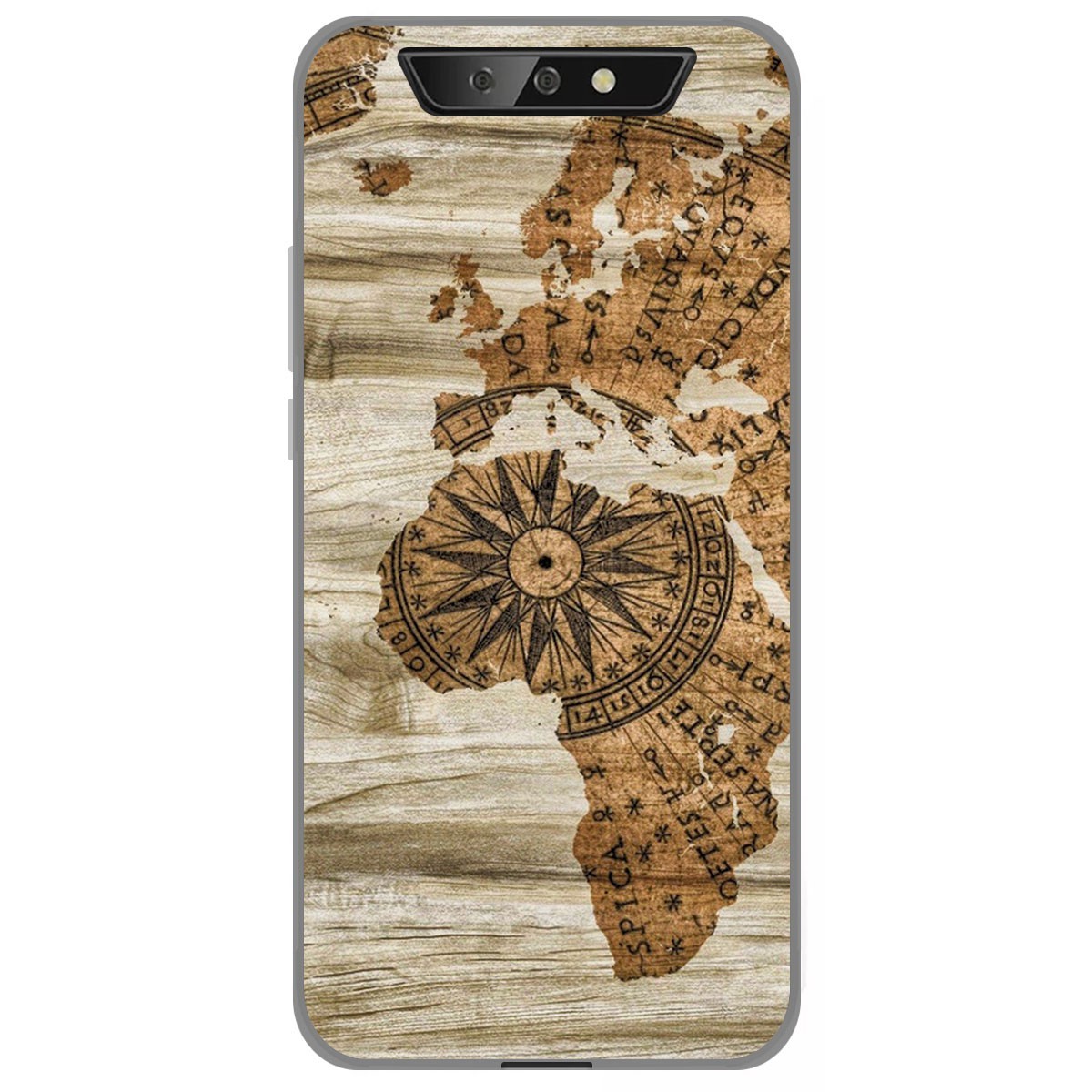 Funda Gel Tpu para Blackview BV5500 / BV5500 Pro diseño Madera 07 Dibujos