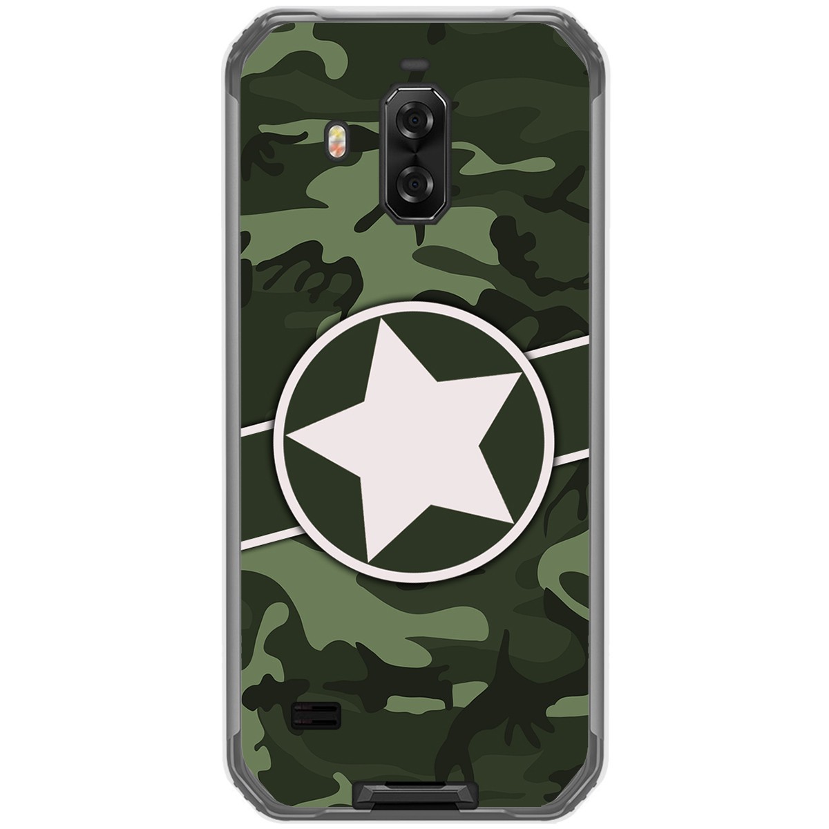 Funda Gel Tpu para Blackview Bv9600 Pro diseño Camuflaje 01 Dibujos