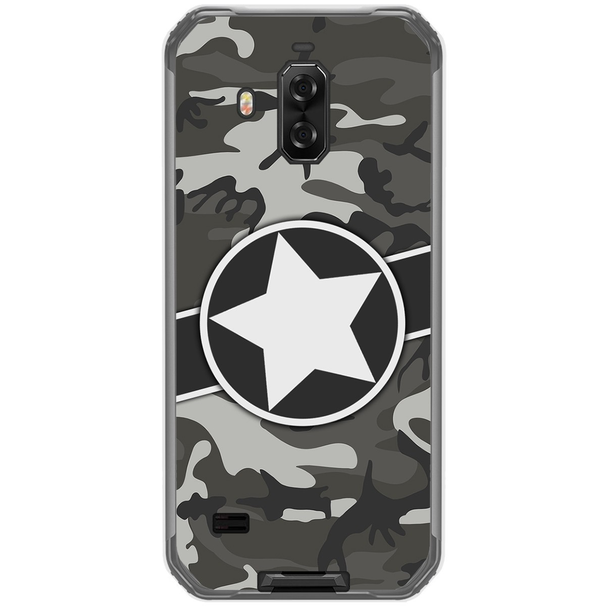Funda Gel Tpu para Blackview Bv9600 Pro diseño Camuflaje 02 Dibujos