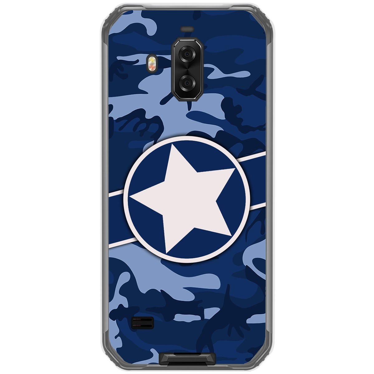 Funda Gel Tpu para Blackview Bv9600 Pro diseño Camuflaje 03 Dibujos