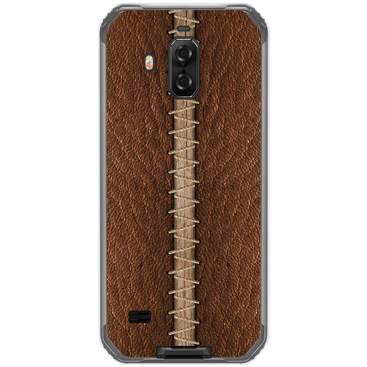 Funda Gel Tpu para Blackview Bv9600 Pro diseño Cuero 01 Dibujos