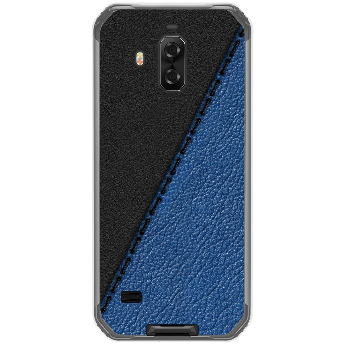 Funda Gel Tpu para Blackview Bv9600 Pro diseño Cuero 02 Dibujos