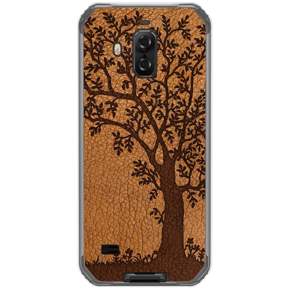 Funda Gel Tpu para Blackview Bv9600 Pro diseño Cuero 03 Dibujos