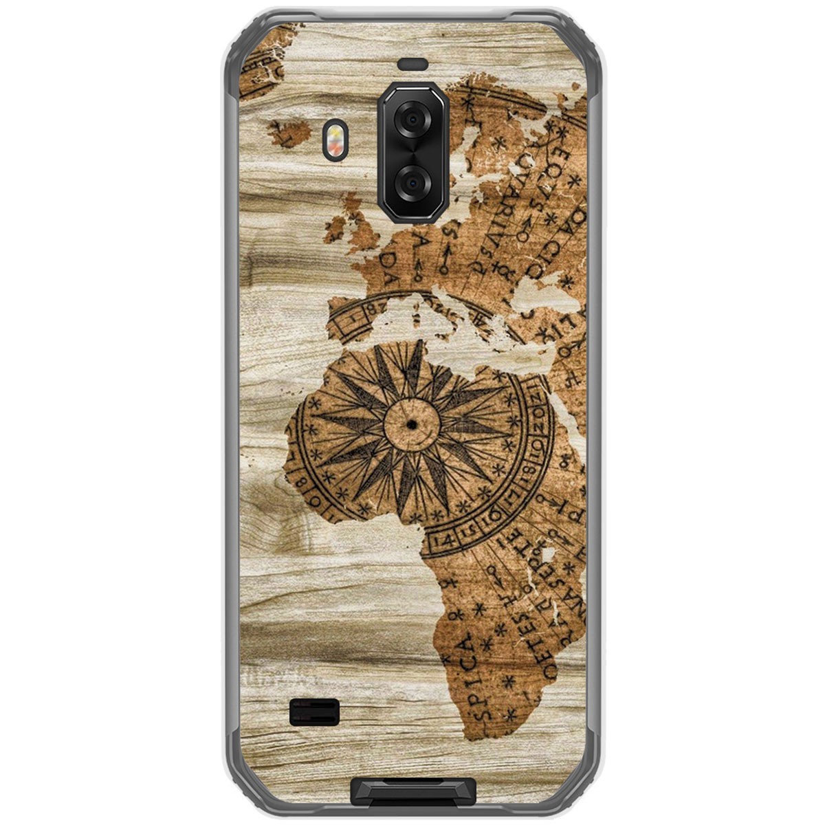 Funda Gel Tpu para Blackview Bv9600 Pro diseño Madera 07 Dibujos