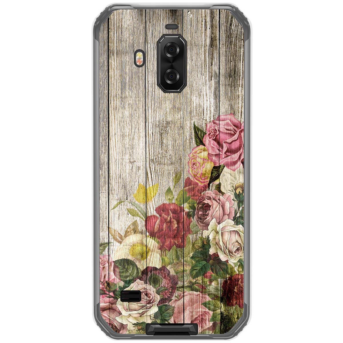 Funda Gel Tpu para Blackview Bv9600 Pro diseño Madera 08 Dibujos