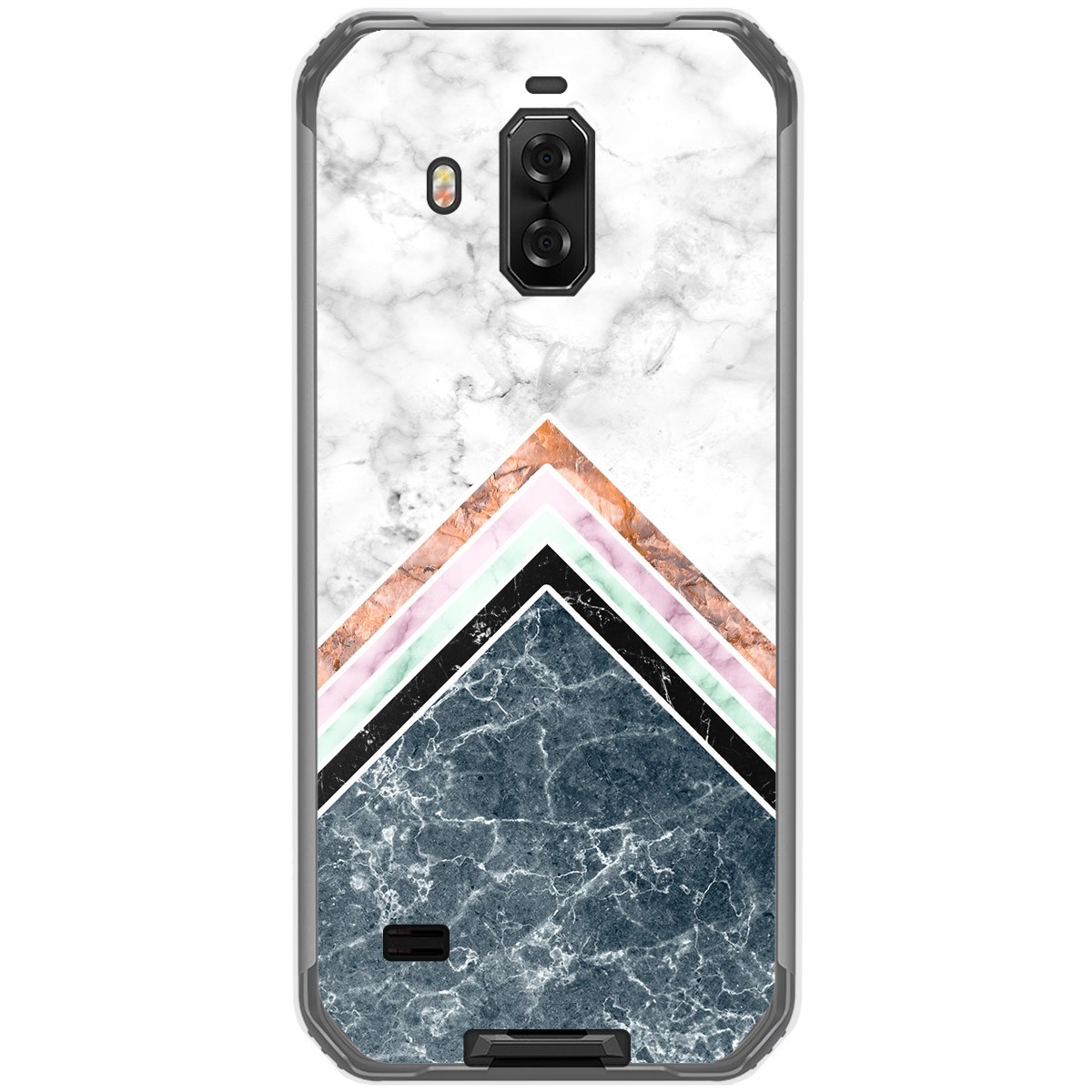 Funda Gel Tpu para Blackview Bv9600 Pro diseño Mármol 05 Dibujos