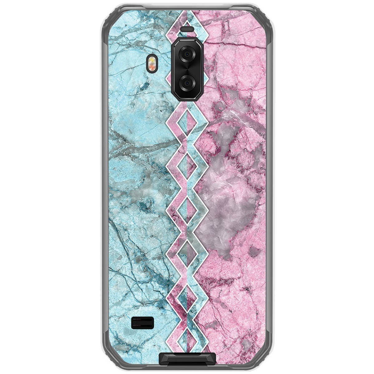 Funda Gel Tpu para Blackview Bv9600 Pro diseño Mármol 08 Dibujos