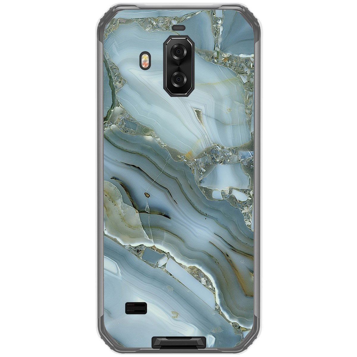 Funda Gel Tpu para Blackview Bv9600 Pro diseño Mármol 09 Dibujos