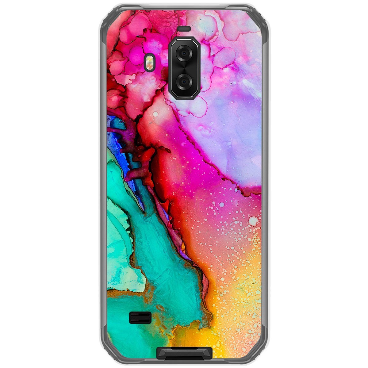 Funda Gel Tpu para Blackview Bv9600 Pro diseño Mármol 15 Dibujos