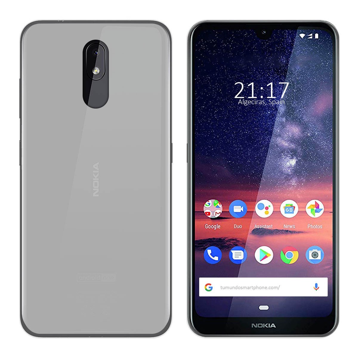 Funda Gel Tpu para Nokia 3.2 Color Transparente