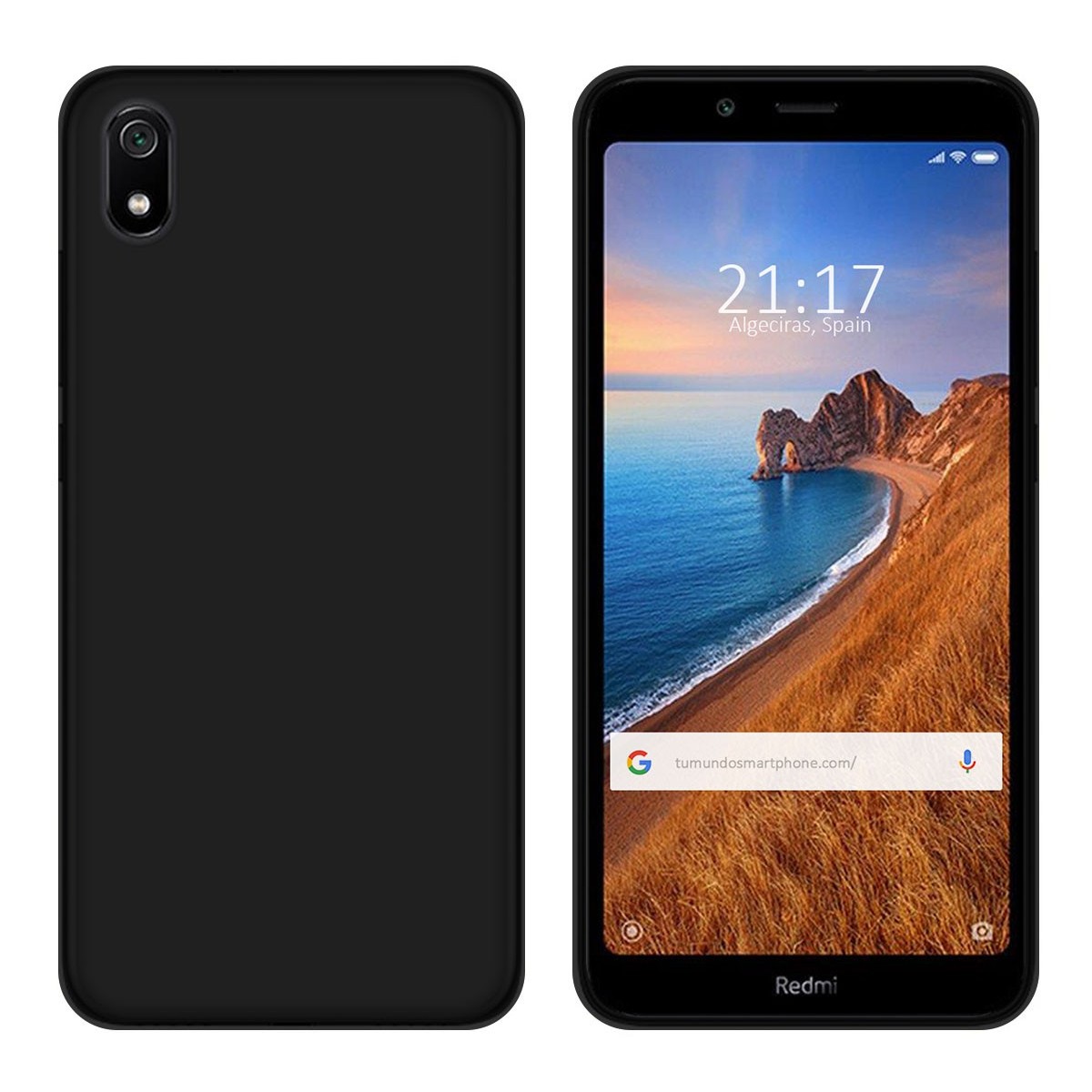 Funda Gel Tpu para Xiaomi Redmi 7A Color Negra
