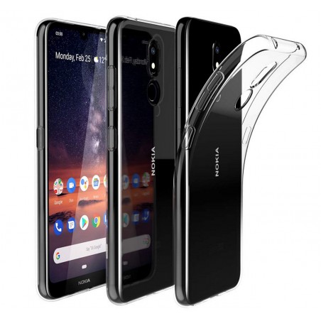 Funda Gel Tpu Fina Ultra-Thin 0,5mm Transparente para Nokia 3.2