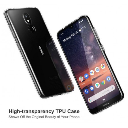 Funda Gel Tpu Fina Ultra-Thin 0,5mm Transparente para Nokia 3.2