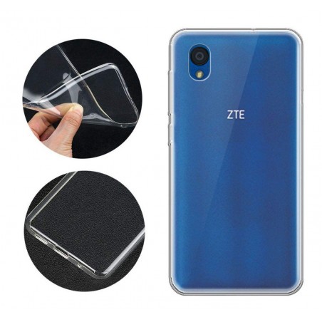 Funda Gel Tpu Fina Ultra-Thin 0,5mm Transparente para Zte Blade A3 (2019) / L8