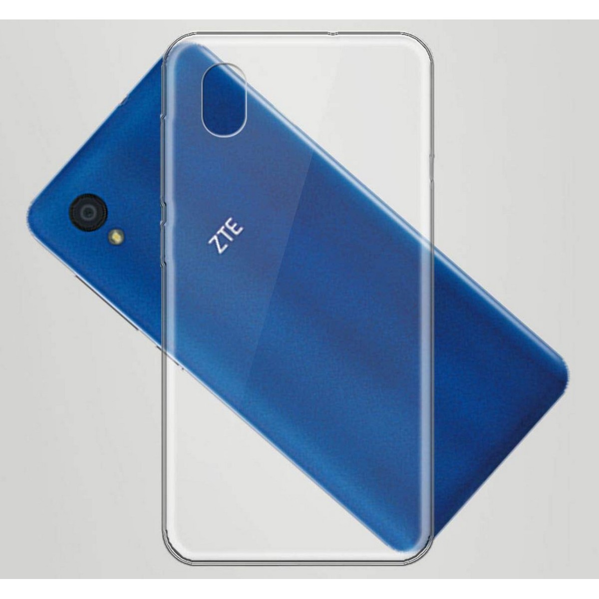 Funda Gel Tpu Fina Ultra-Thin 0,5mm Transparente para Zte Blade A3 (2019) / L8
