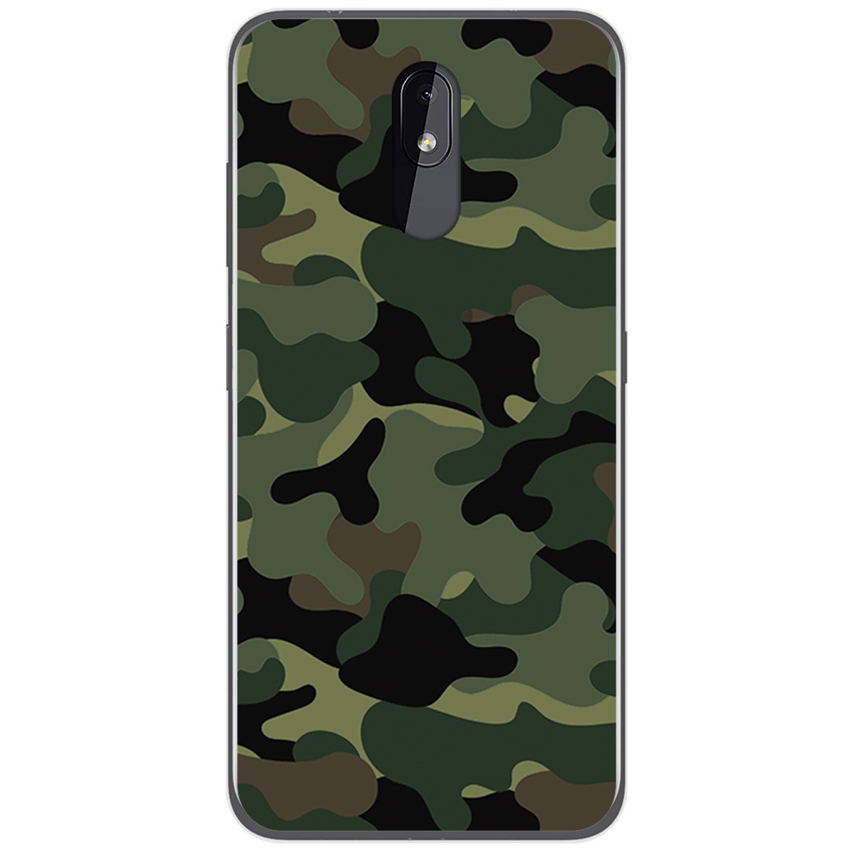Funda Gel Tpu para Nokia 3.2 diseño Camuflaje Dibujos