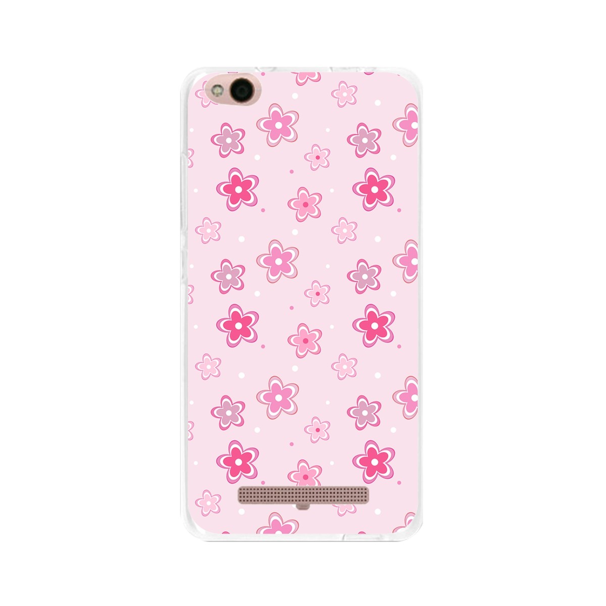 Funda Gel Tpu para Xiaomi Redmi 4A Diseño Flores Dibujos