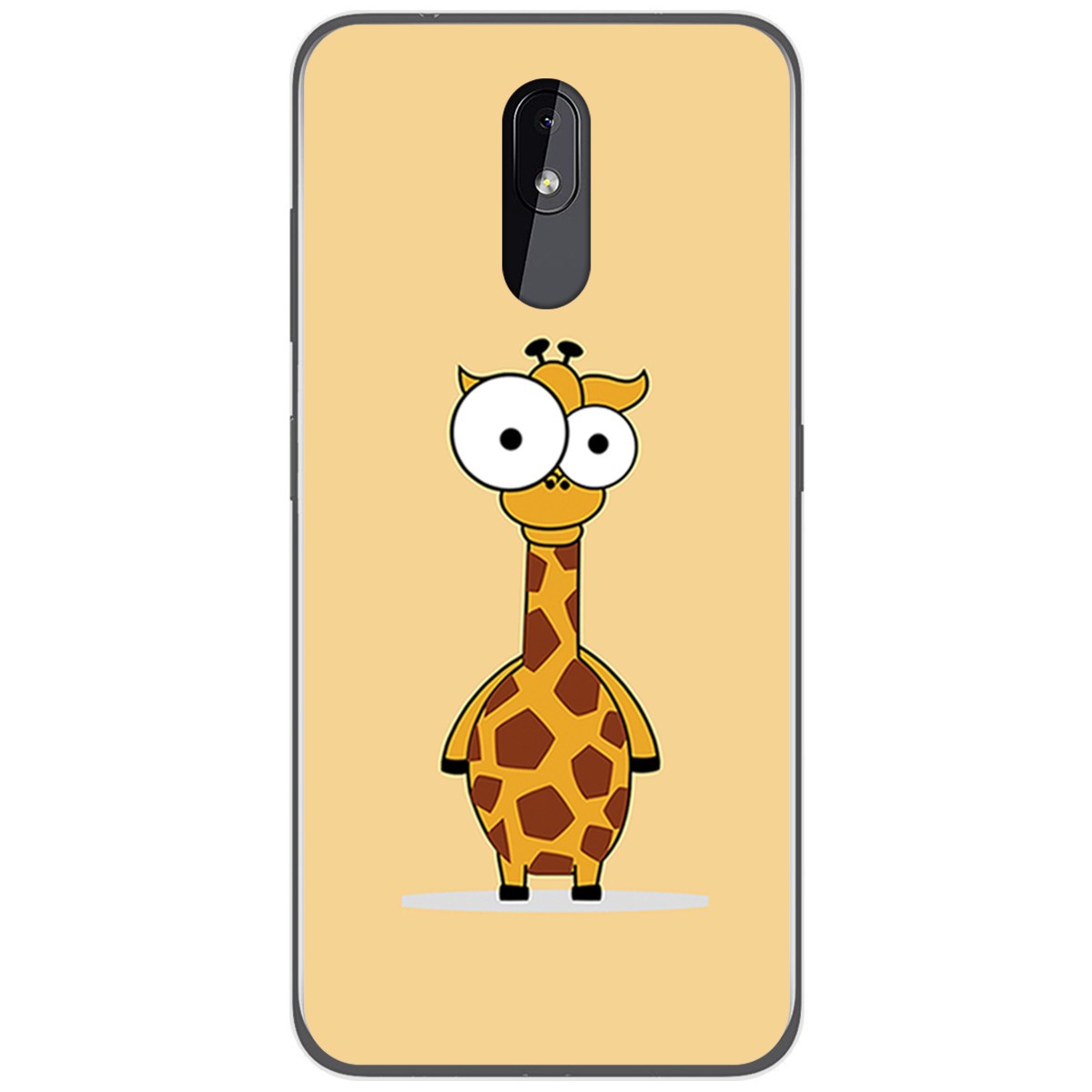 Funda Gel Tpu para Nokia 3.2 diseño Jirafa Dibujos