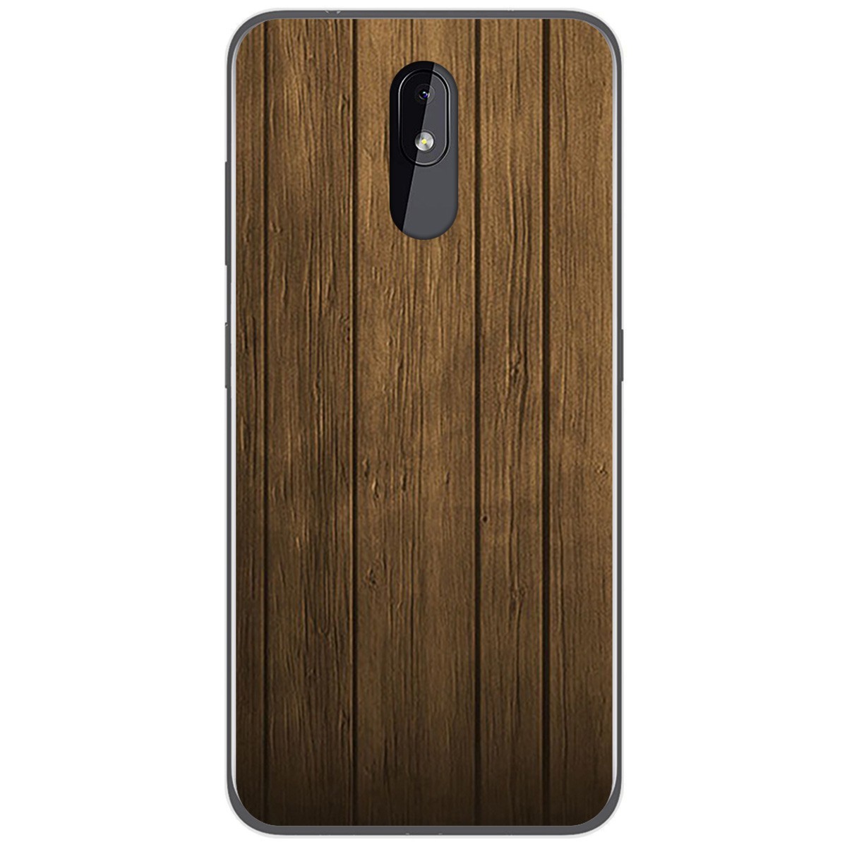 Funda Gel Tpu para Nokia 3.2 diseño Madera Dibujos